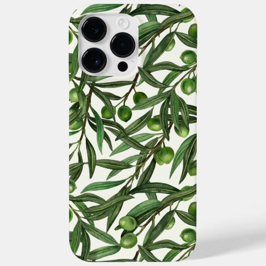 Olijfolie op witte basis Case-Mate iPhone case (Achterkant)