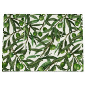 Olijfolie op witte basis groot cadeauzakje (Voorkant)