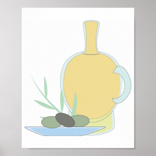 Olijfolie Poster (Voorkant)