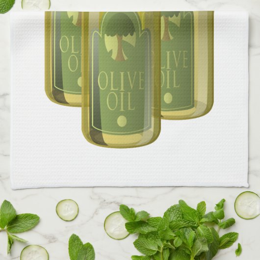 Olijfolie Theedoek (Gevouwen)