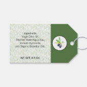 Olijfolie Thuisgemaakte bad- en lichaamslabel | La Cadeaulabel (Voorkant (Horizontaal))