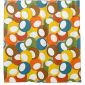 Olijfolie uit de jaren zeventig douchegordijn (Voorkant)