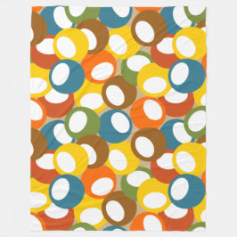 Olijfolie uit de jaren zeventig fleece deken