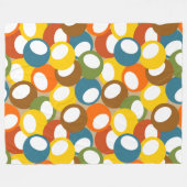 Olijfolie uit de jaren zeventig fleece deken (Voorkant (Horizontaal))