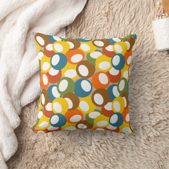 Olijfolie uit de jaren zeventig kussen (Deken)