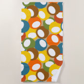 Olijfolie uit de jaren zeventig strandlaken (Voorkant)