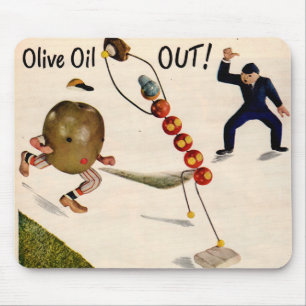 Olijfolie uit honinghonkbal muismat