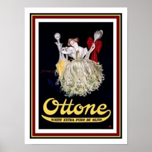 olijfolie van de soort "Ottone" Poster