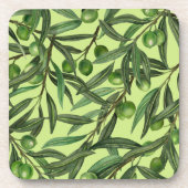 Olijfolie van honingdauw bier onderzetter (Voorkant)