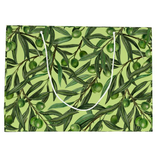 Olijfolie van honingdauw groot cadeauzakje (Achterkant)