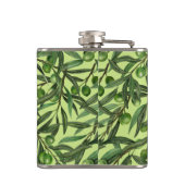 Olijfolie van honingdauw heupfles (Achterkant)