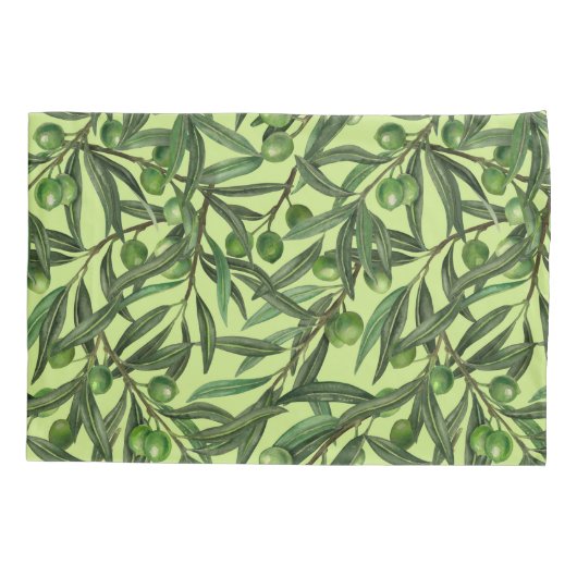 Olijfolie van honingdauw kussensloop (Achterkant-Links)