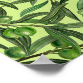 Olijfolie van honingdauw poster (Hoek)