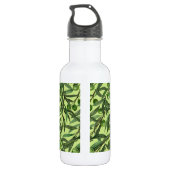 Olijfolie van honingdauw waterfles (Achterkant)