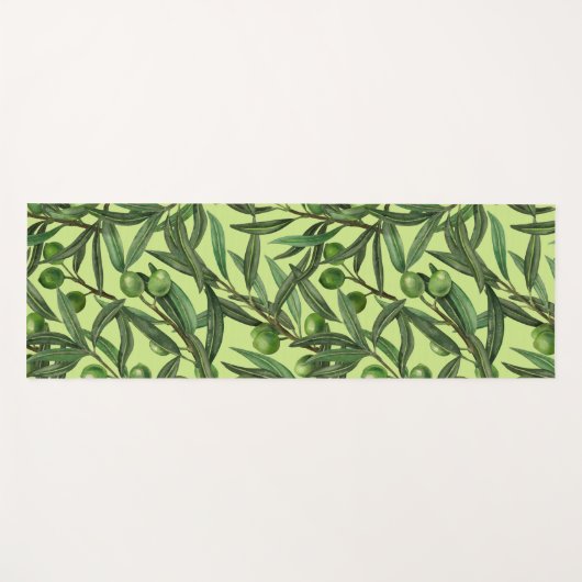 Olijfolie van honingdauw yogamat (Voorkant (horizontaal))