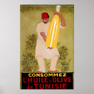 Olijfolie -  voedingskunst poster