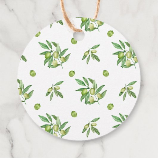 Olijfolie Weddenschap Bedankjes Labels (Achterkant)