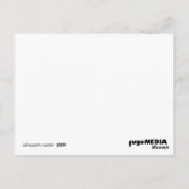 olijfpark : winter briefkaart (Achterkant)