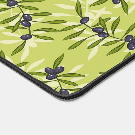 Olijfpatroon Bureaumat (Hoek)