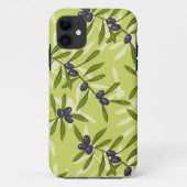 Olijfpatroon Case-Mate iPhone Case (Achterkant)