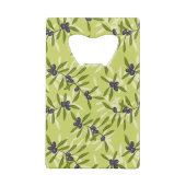 Olijfpatroon Creditkaart Flessenopener (Achterkant)
