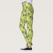 Olijfpatroon Leggings (Links)