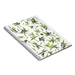  Olijfpatroon Notitieboek