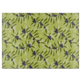 Olijfpatroon Snijplank (Voorkant)