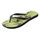 Olijfpatroon Teenslippers (Schuin)