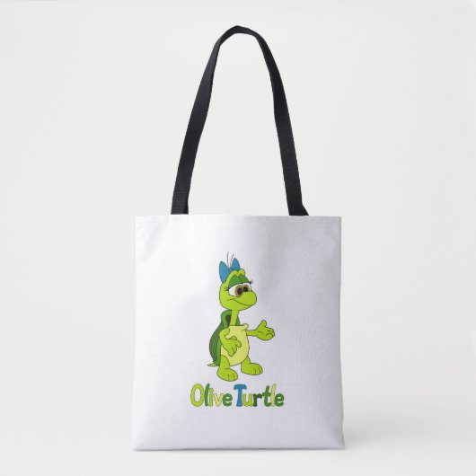 Olijfschildpad Boodschappentas Tote Bag (Voorkant)