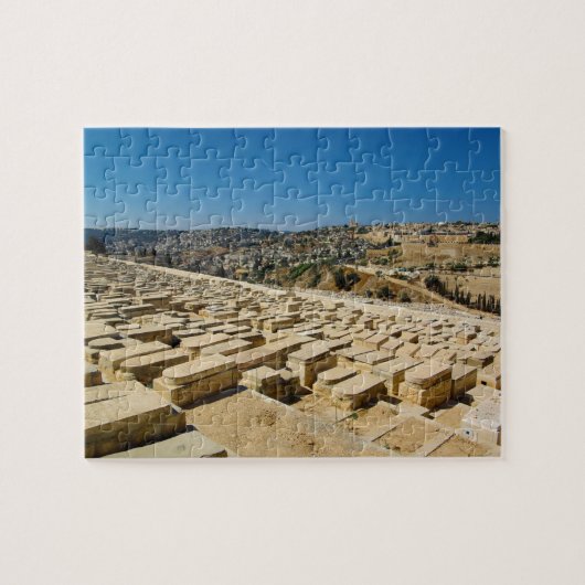 Olijfse begraafplaats Jerusalem Israël Legpuzzel (Horizontaal)