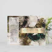 Olijfsmaragdgroene waterverf (Staand voorkant)