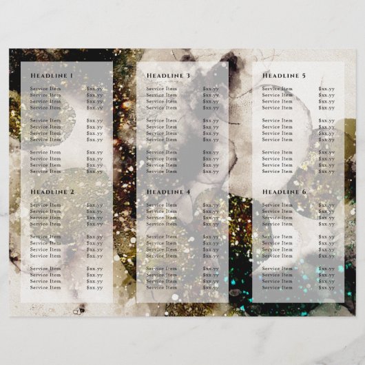 Olijfsmaragdgroene waterverf (Achterkant)