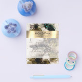 Olijfsmaragdgroene waterverf flyer (Enkel)