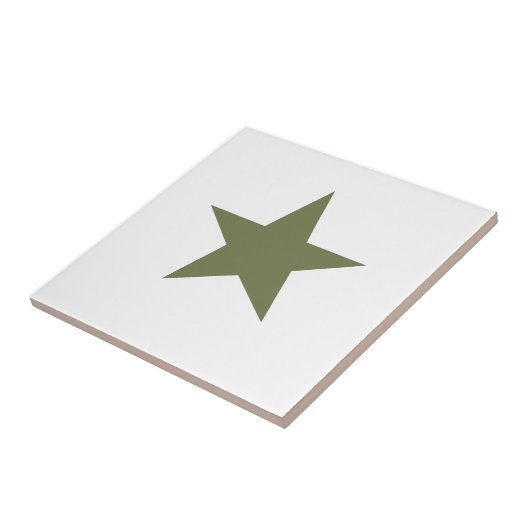 Olijfster Tegeltje (Zijkant)