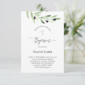 olijftak Baptisme Kaart (Staand voorkant)