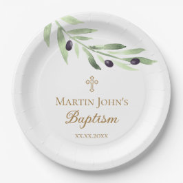 olijftak Baptisme Papieren Bordje