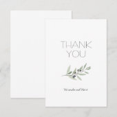 Olijftak Bedankkaart (Voorkant / Achterkant)