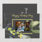 Olijftak Bloemen Foto Moederdag kaart (Voorkant / Achterkant)