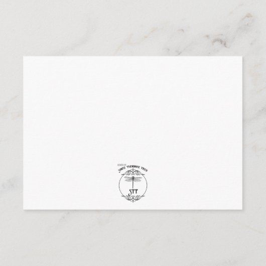 Olijftak Boeketten Bruiloft Details Informatiekaartje (Achterkant)