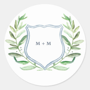 Olijftak Boho Garden Monogram Stickers