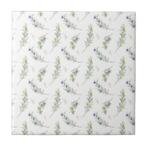 Olijftak Botanische Rustieke Patroon