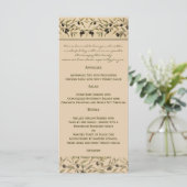 Olijftak: Een Toscaanse Touch Wedding Menu (Staand voorkant)