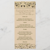 Olijftak: Een Toscaanse Touch Wedding Menu (Voorkant)