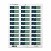 Olijftak Etiket (Full Sheet)