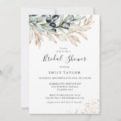 Olijftak groen, goud Vrijgezellenfeest Kaart (Voorkant)