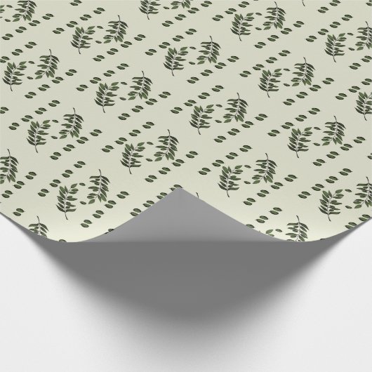 Olijftak in Olive Cadeaupapier (Hoek)