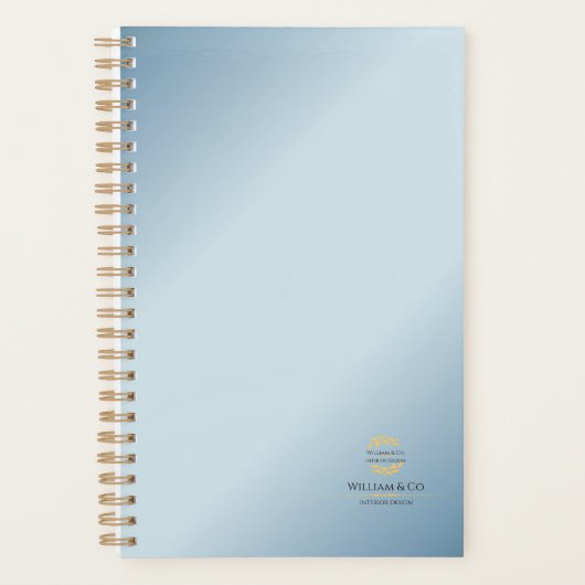Olijftak krans Professioneel Modern Minimalist Planner (Voorkant)