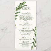 Olijftak Menu (Voorkant)