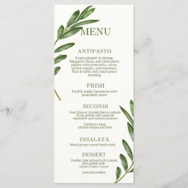 Olijftak Menu